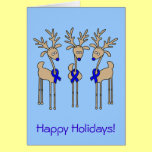 Blue Ribbon Reindeer cards