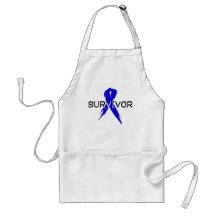 Blue Ribbon -Survivor Apron