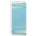 Blue Ribbons Bookmark Rack Card