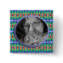 blue ribbons frame buttons