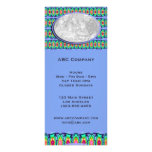 blue ribbons frame rack cards