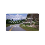 Blue Ridge Mountain Rock Road Personalized Address Labels