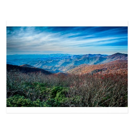 blue ridge mountains postcard | Zazzle