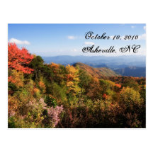 Blue Ridge Mountains Save the Date Postcards