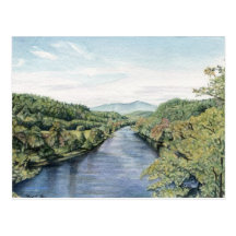 Blue Ridge Parkway at the James River Postcard
