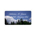 Blue Ridge Parkway Sky View Address Label