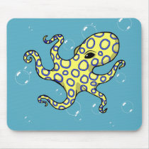 Blue Ringed Octopus mousepads