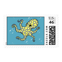 Blue Ringed Octopus Postage Stamps