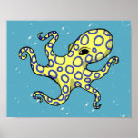 Blue Ringed Octopus Poster
