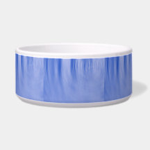 BLUE RIPPLE 164 PAINTED WATER BLUES PHOTOGRAPHY TE PET BOWL