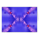 Blue Ripples Greeting Card