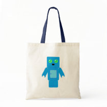 Blue Robot bags by toxiferous Blue Robot bags
