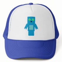 Blue Robot Trucker Hats