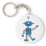 Blue Robot Keychains