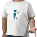 Blue Robot t-shirts