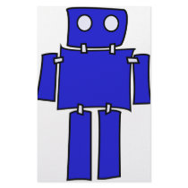 Blue Robot stationery by shopstew Blue Robot stationery