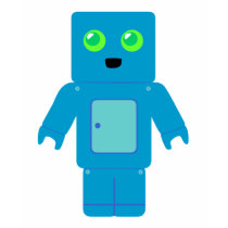 Blue Robot t-shirts
