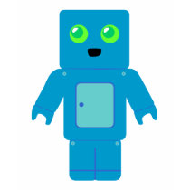 Blue Robot t-shirts