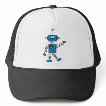 Blue Robot Tshirts and Gifts Trucker Hats