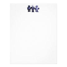 blue robots letterhead