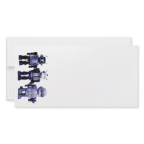 blue robots photo card photo cards