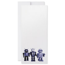blue robots rack card