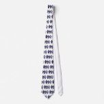 blue robots tie