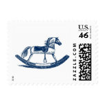 Blue Rocking Horse postage