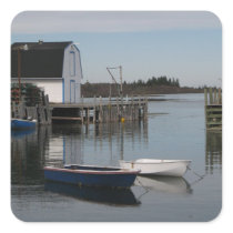 Blue Rocks, NS Square Stickers