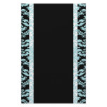 Blue Rococo Elegant Black Set stationery