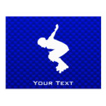 Blue Rollerblading Post Cards