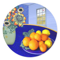 Blue Room # 1 Stickers