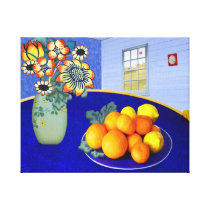 Blue Room #1 Wrapped Canvas Stretched Canvas Prints