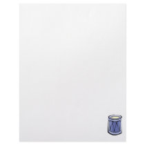 Blue Rope Tension Drum Abstract Vintage image Custom Letterhead