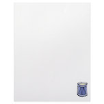 Blue Rope Tension Drum Abstract Vintage image Custom Letterhead