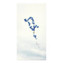Blue rosary in the sky photo card template