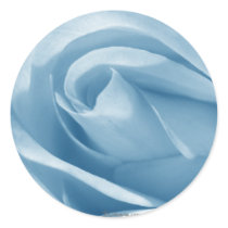 Blue Rose Bud Wedding Invitation Seal stickers by naturalilly Blue Rose Bud Wedding Invitation Seal stickers