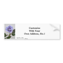 Blue Rose bumper stickers