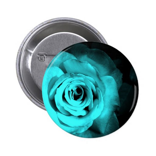 Blue Rose Buttons