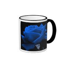 Blue Rose Coffee Mugs
