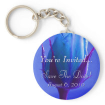 Blue Rose Delight Keychain