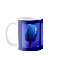 Blue Rose Delight Mug I - Customizable by Yve_13 Blue Rose Delight Mug I - Customizable