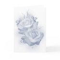 Blue Rose Greeting Card