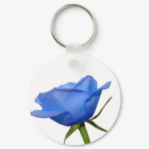 Blue rose keychains