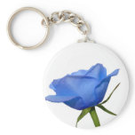 Blue rose key chains