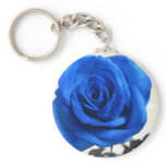 Blue Rose Keychain