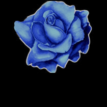 blue rose long sleeve shirt
