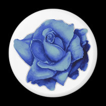 blue rose - magnet
