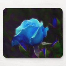 Blue Rose Mousepad