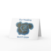 Blue Rose, Our Wedding, invitation cards by Cherylsart Blue Rose, Our Wedding, invitation cards